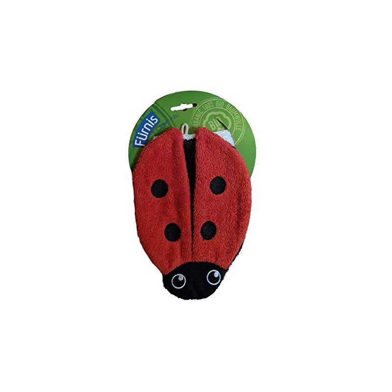Organic Wash Cloth Ladybird