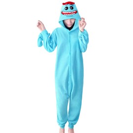 wotogold Animal Rick Pyjamas Unisex Adult Cosplay Costumes, blue