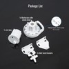HUIYEETEX Rollease RB360 Roller Shade Bracket Set, 1 Pair R-Series