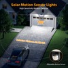 Onforu 3000LM Solar Lights Outdoor, 3 Heads Security Lights with