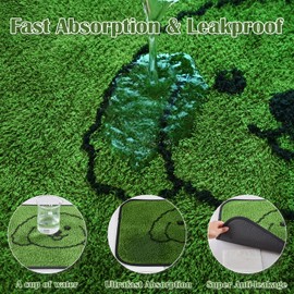 Qeils Reusable Puppy Pads, Washable Pee Pads for Dogs 2 Pack Durable Absorbent Leakproof Dog Training Pads for Home or Travel, Non-Slip Wee Wee Pads Potty Pads 36"x24"