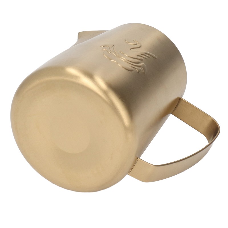Frothing Cup 420ML 304 Stainless Steel Streamlined Cup Body Design