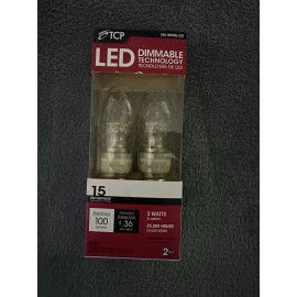 TCP E26 CRYSTAL CUT Dimmable LED Technology 3 Watts #RLDT3W30K2