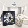MUSESPANI 12 Inch Exhaust Fan 110V 125W Explosion Proof Utility
