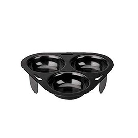 IBILI Egg Poacher Moka 15 cm, rolled steel plate Black, 15 x 15 x 3 cm