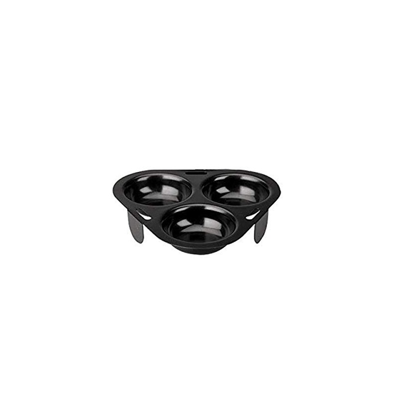 IBILI Egg Poacher Moka 15 cm, rolled steel plate Black,