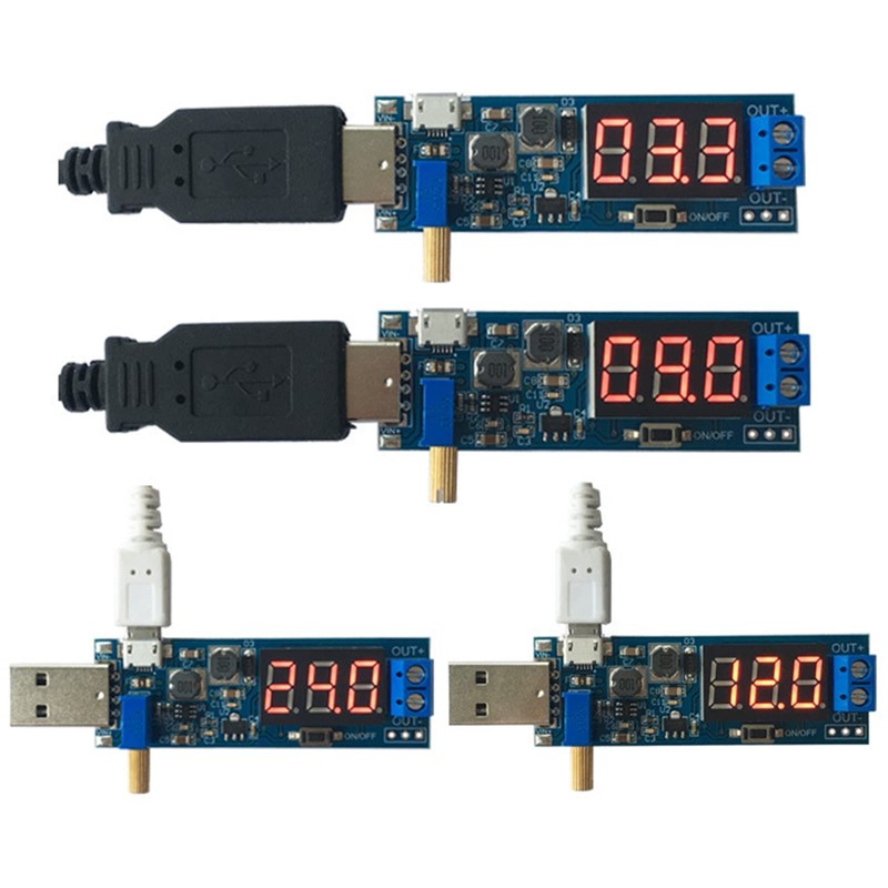 LIKENNY DC-DC USB Buck-Boost Converter 3PCS Buck Voltage Regulator Power