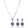 Nine West - Juego de collar y arete de tono