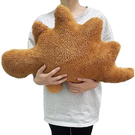 Dino Nugget Pillow, 24 inch Large Soft Dinosaur Nuggets Pillow for Birthday Gifts, Dinosaur Theme Party Decorations (Stegosaurus,Large)