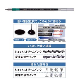 Mitsubishi Pencil Jetstream Multi-functional Ballpoint Pen Refill, 0.7, 4 Colors x 2 Pens H.SXR8007K4C8