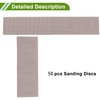 HOPESPANNER Universal 2.76"x7.80" 150 Grit Sanding Discs Hook & Loop