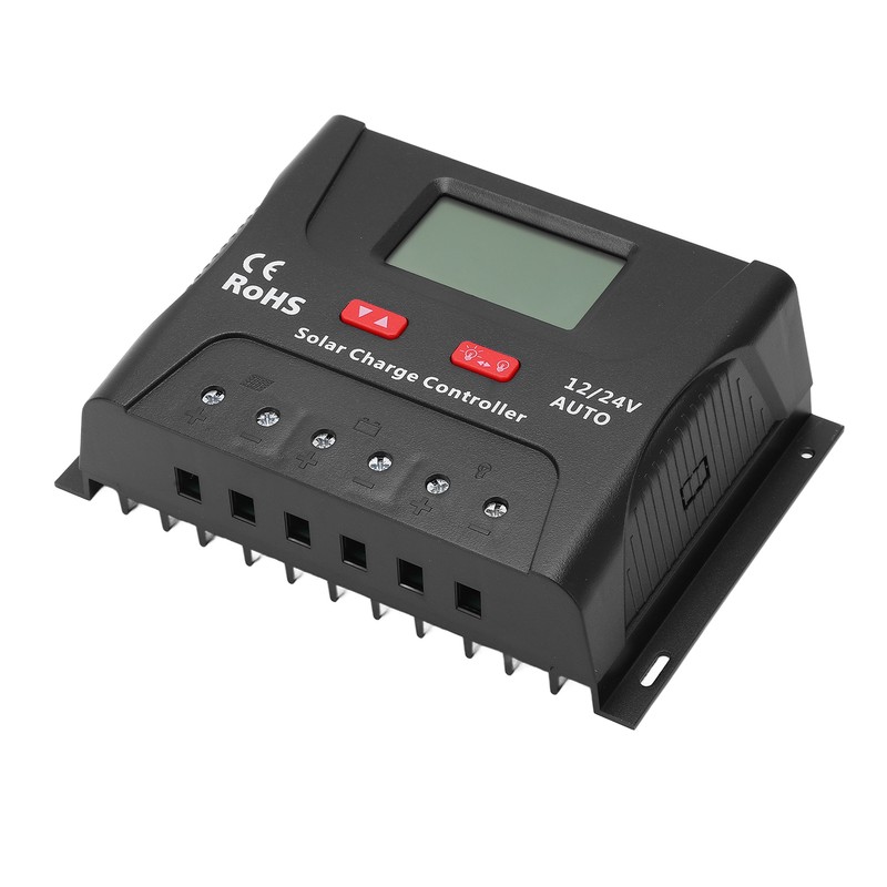 Solar Charge Controller Intelligent PWM 12V 24V Auto Identification 50A