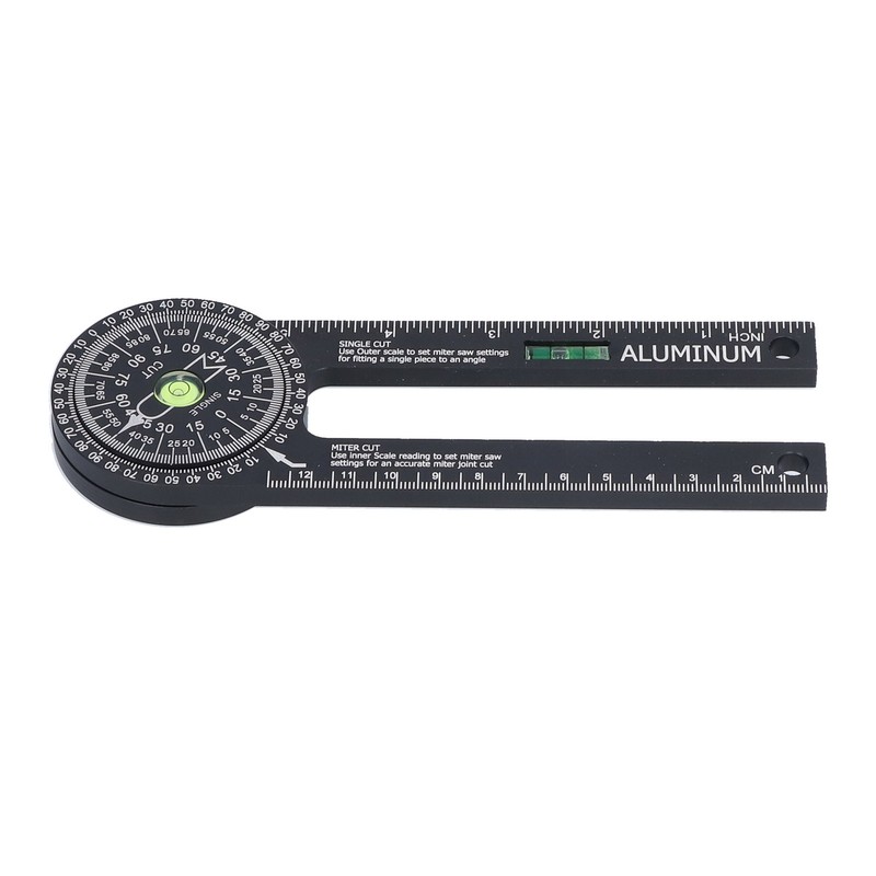 Miter Saw Protractor Metal Angle Measurement Finder Gauge Cutting Guide