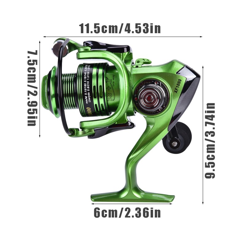 Salt Freshwater Metal Heavy Duty Lightweight Casting Spinning Fishing Reel
