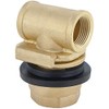 H2O PRO Pitless Adapter for Submersible Well Pump (Fits Well Casing Sizes 4"-8") Discharge Pipe 1", Casing Hole 1-3/4", Model 148106