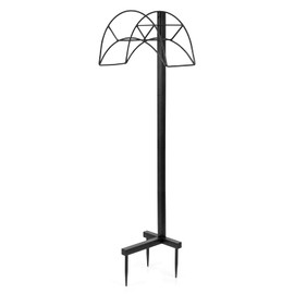 Freestanding Garden Hose Holder, Black