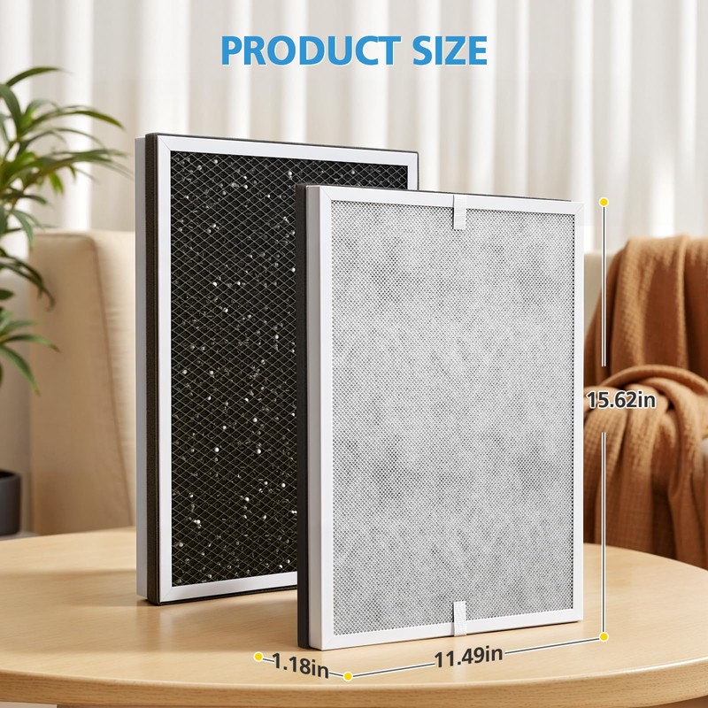 MSA3 Smoke Air Purifier Filter Replacement,Compatible with Membrane Solutions MSA3/MSA3S