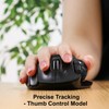 ELECOM EX-G Trackball Mouse, 2.4GHz USB Wireless, Ergonomic Design, Thumb
