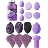 Makeup Sponge & Powder Puff Set, 15pcs/set Multi-functional Soft Makeup