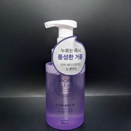 Happybath 해피바스 마이크로 클린 딥 버블 클렌징폼 300ml 1개 Happybath Micro Clean Deep Bubble Cleansing Foam 300ml [Micro Clean Deep Bubble Cleansing Foam 300ml]