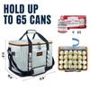 INSMEER Insulated Cooler Bag 65Cans/32 Cans Large Cooler Bag Soft