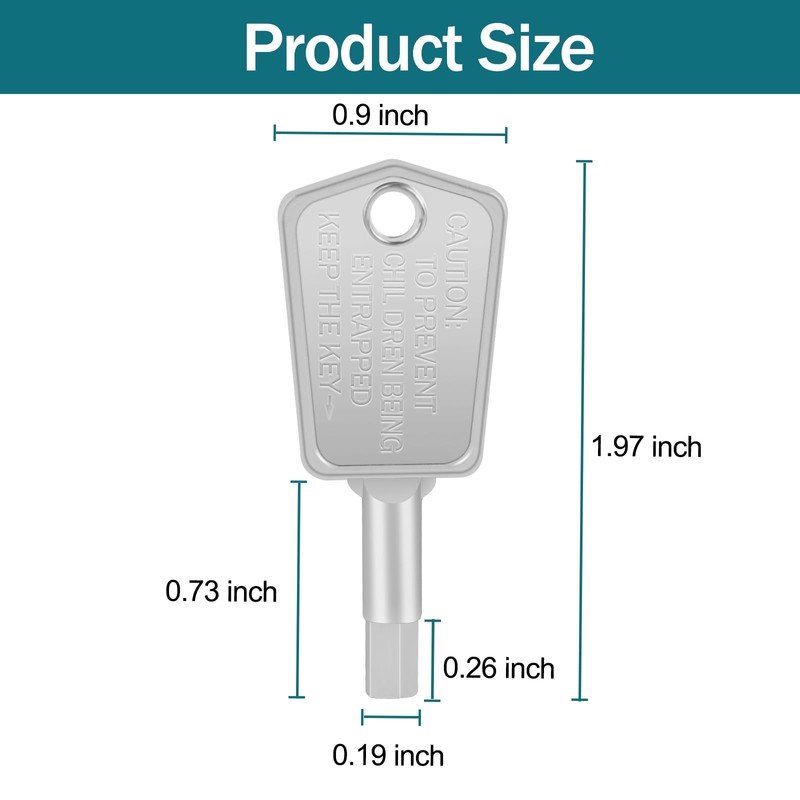 Haier Refrigerator Lock Key & Freezer Key Replacement - Suitable