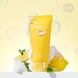 페이스푸드 허벌 딥 클렌징 폼 100ml Face Food Herbal Deep Cleansing Foam 100ml