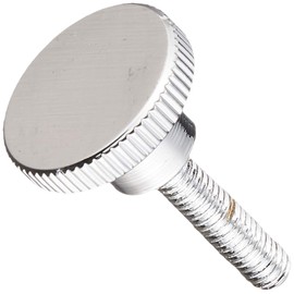 TRUSCO(トラスコ) ローレットノブ 段付 オネジ・スチール製 外径16×ネジM4 TKKBT-M4X16