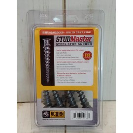 Acorn International Steel Stud Anchor SSA-STDMSTR 6 Ct. Holds Up To 300 Lbs