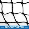 A ABSOPRO Motorcycle Luggage Cargo Net 40x40cm Bungee Cargo Net