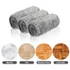 MASTERTOP 3 Pcs Microfiber Mop Pads Reusable, Washable Mop Pads