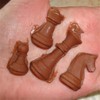 2Pcs Chess Piece Chocolate Candy Molds, International Chess Silicone Mold