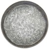 MyGift Macetero Redondo de Metal galvanizado en Color Plateado Mide