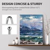 3 Pack Plate Stands for Display,4.5 Inch Picture Stand Black
