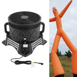 Felievy Air Blower Fan for Inflatable Tube Man - 1HP Sky Dancer Blower for 16.5-26ft Sky Dancers Giant Waving Arm Fly Puppet - Fits 18" Diameter Inflatable Puppet Dancer Attachments