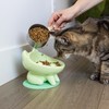CHASKER Ceramic Slow Feeder Bowl, Elevated Slow Feeder, Wide-Mouth, PAW