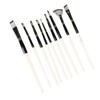 9pcs Gouache Watercolour Brushes Nylon Wool Rustproof Strong Water Absorption