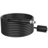 LWQ 20 ft Pressure Washer Hose with Quick Connect &