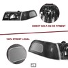 JSBOYAT Headlight Assembly Replacement w/Corner Lights 4pcs for 1998 to