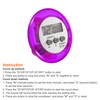 PATIKIL Round Digital Timer, Small Count Down/UP Clock with Magnetic,