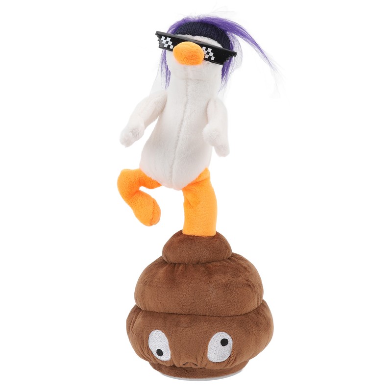 Baby Electric Plush Doll Goose Shape Interactive Talking Singing Dancing