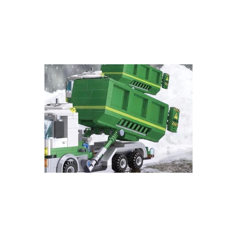 General Jim's Roll-Off Skip Loader Building Block Set - 351