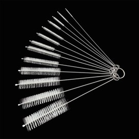 Brush, Straw Brush, Bottle Brush, Cup Brush, Tube Brush, For Drinking Straws & Hoses, Set of 13, Kitchen Cleaning Brush, Fine Mouth Bottle Cleaning Brush, Crevice Brush, Flexible Bending, Reusable