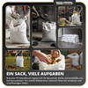 ToolSpace Fabric Bags Construction Rubble Bags 5 x Grain Bags