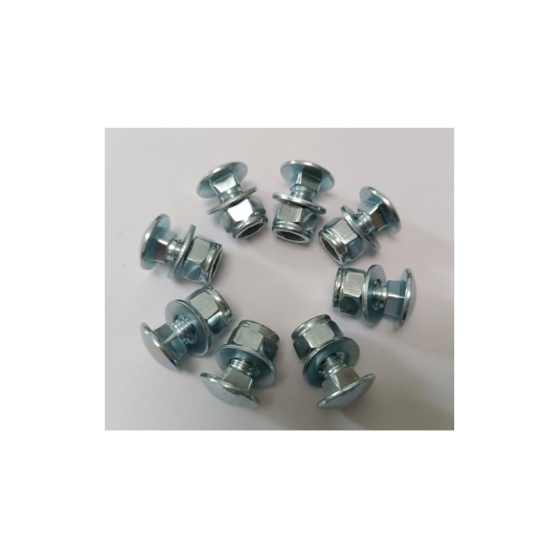 Pack of 8 784-5581A (5/16-18) 5/8" Carriage Bolts Nuts kit