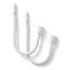 2Pcs Curtain Holdbacks, Metal U Shaped Hook Wall Mounted Tassel