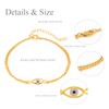 FANCIBAND Evil Eye Bracelet Women Gold Bracelet For Women with