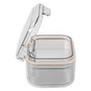 Enwye Orthodontic Retainer Aligner Case 3-Layer Portable Soaking Storage Box