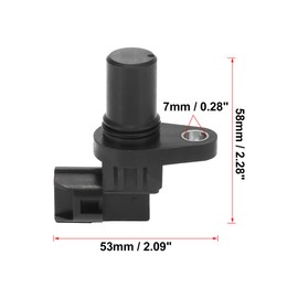 Motoforti Vehicle Transmission Speed Sensor, Transmission Speed Sensor, for Mitsubishi Pajero, ABS, No.G4T07171, Black