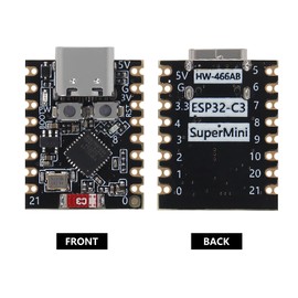 AOICRIE 2pcs ESP32-C3 Development Board ESP32 C3 Supermini Development Board 160MHz Running Frequency 2.4GHz Wi-Fi & Bluetooth 5.0 for Raspberry Pi
